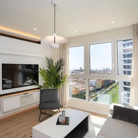 Sky View Design And Relax View With Free Parking Malaga