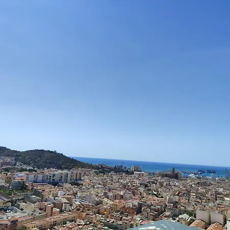 Sky View Design And Relax View With Free Parking Apartment Malaga